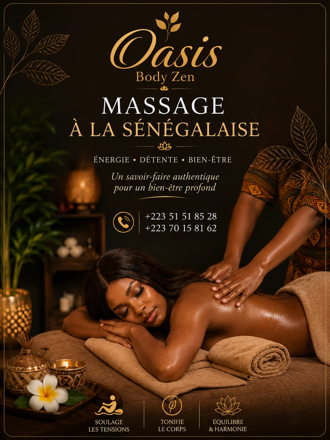 Massage à la sénégalaise – détente, plaisir & bien-être