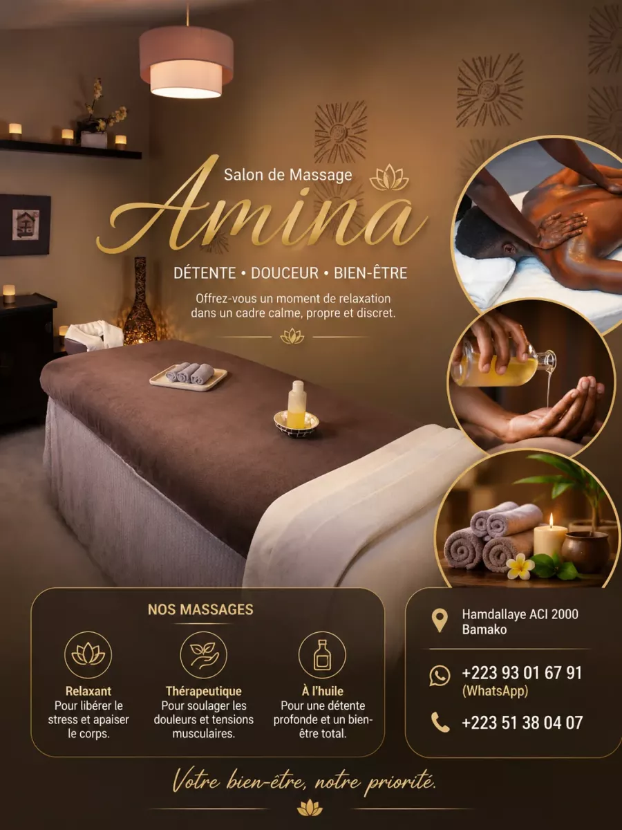 Amina Massage - Massage - Hamdallaye ACI 2000 (Bamako)