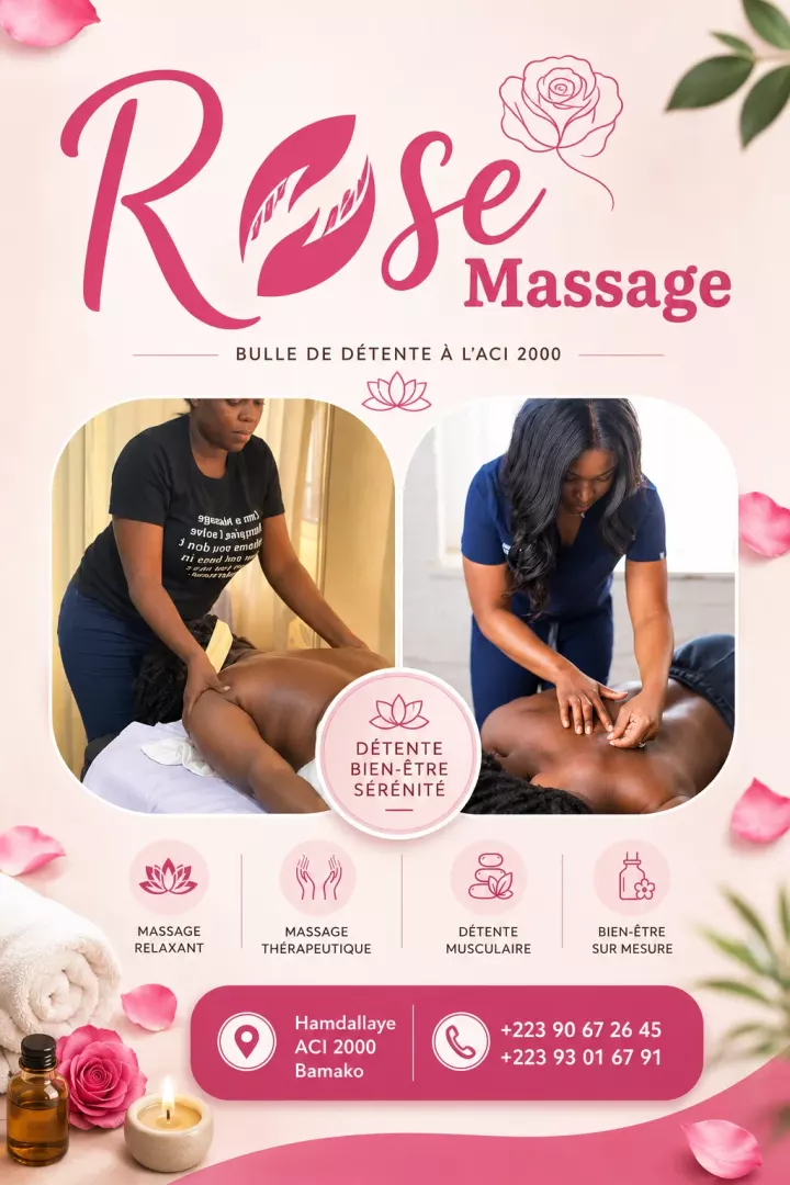 Rose Massage - Massage - Hamdallaye ACI 2000 (Bamako)