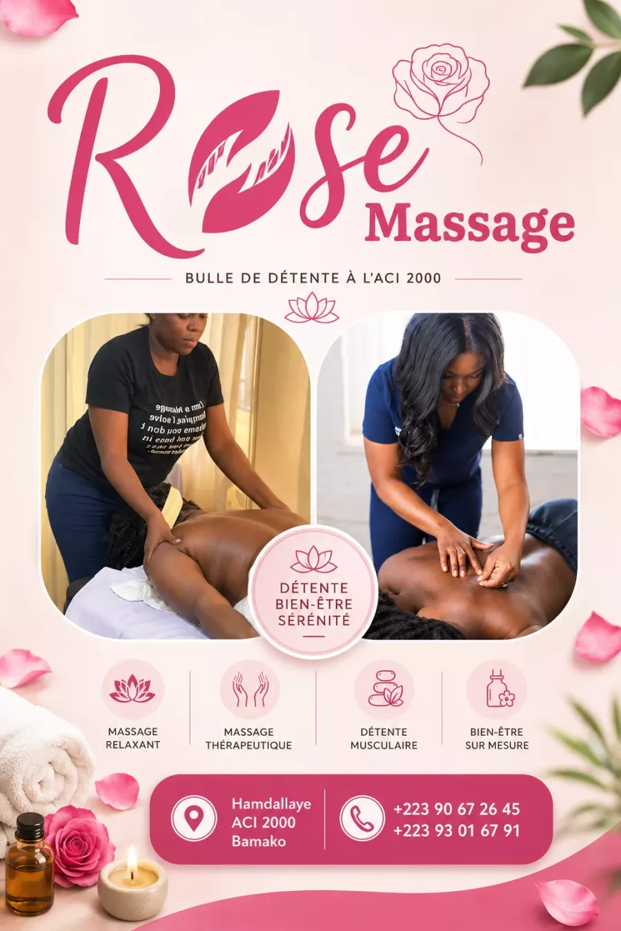 Rose Massage - Massage - Hamdallaye ACI 2000 (Bamako)