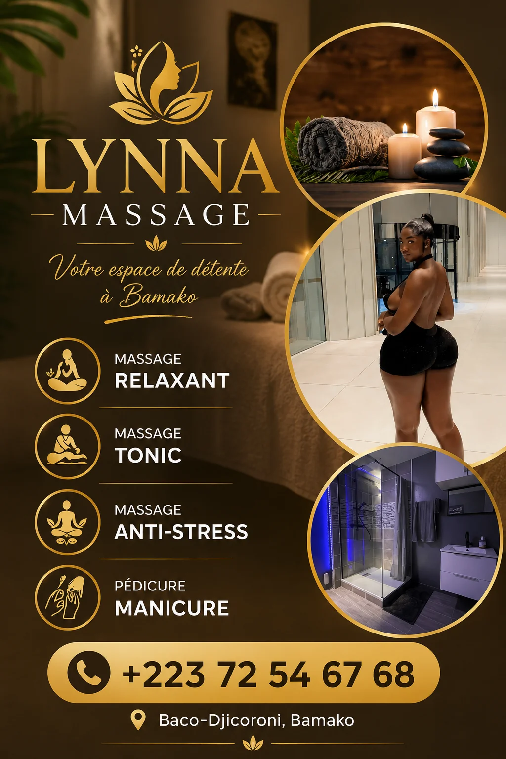Lynna Massage – bien-être plaisir à Baco-Djicoroni